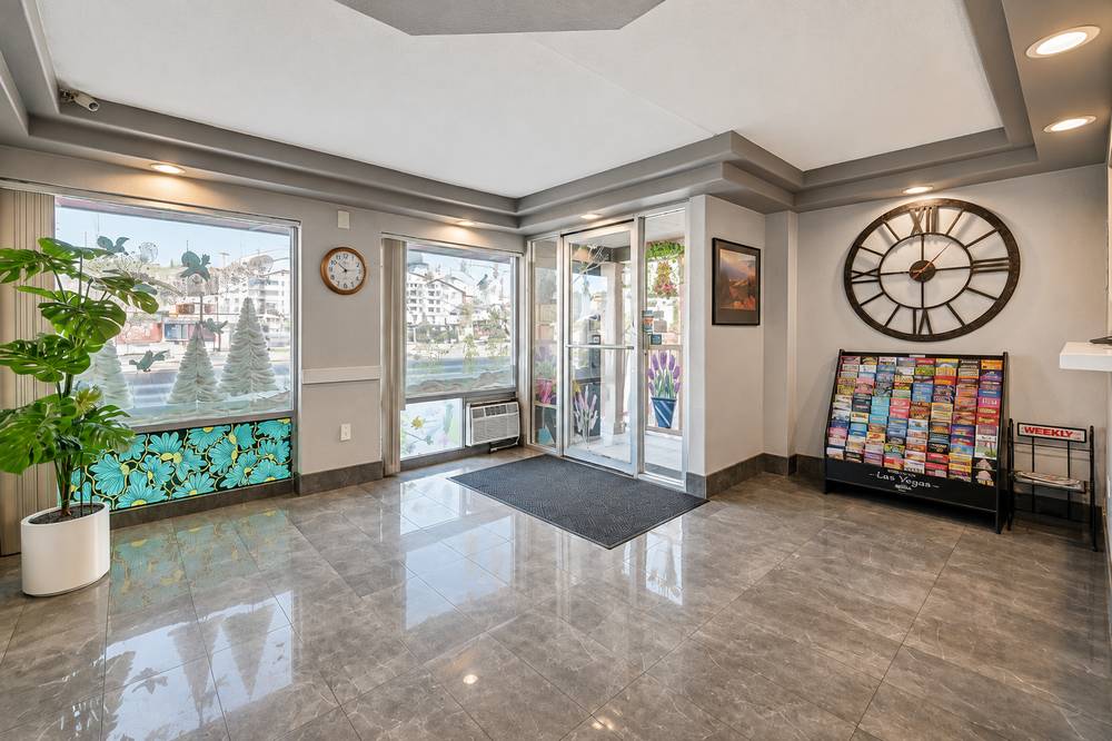 Hotel lobby and arrival area